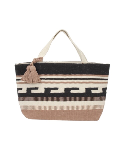 Ungrid(アングリッド)の「Lilas CampbellコラボカクタスモチーフトートBAG(バッグ・レディース・ブラック/レッド・F)」の1枚目の写真