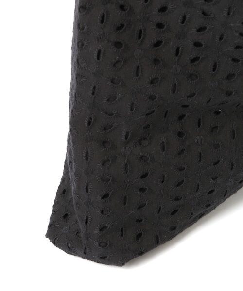 studio CLIP（スタディオクリップ）の「ワンハンドルレーストートバッグ（バッグ・ホワイト/ブラック）」の8枚目の写真