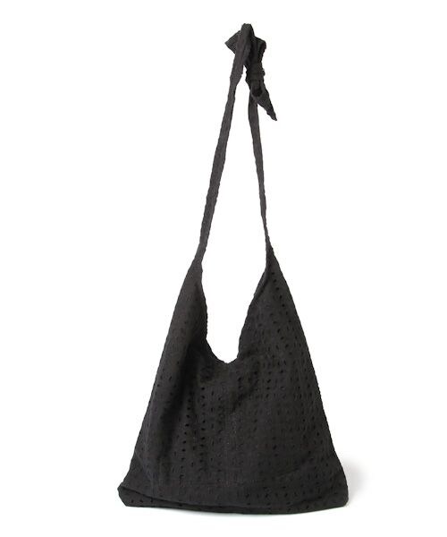 studio CLIP（スタディオクリップ）の「ワンハンドルレーストートバッグ（バッグ・ホワイト/ブラック）」の5枚目の写真