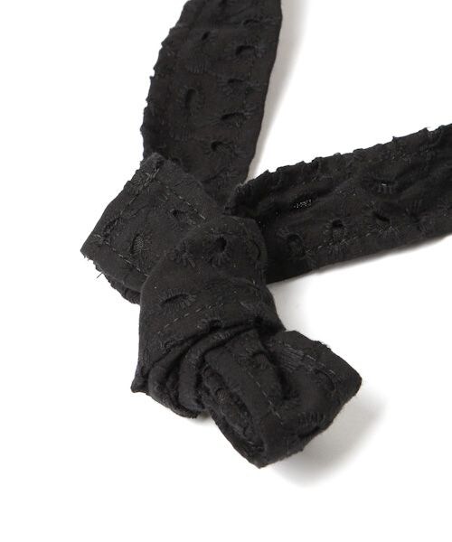 studio CLIP（スタディオクリップ）の「ワンハンドルレーストートバッグ（バッグ・ホワイト/ブラック）」の10枚目の写真