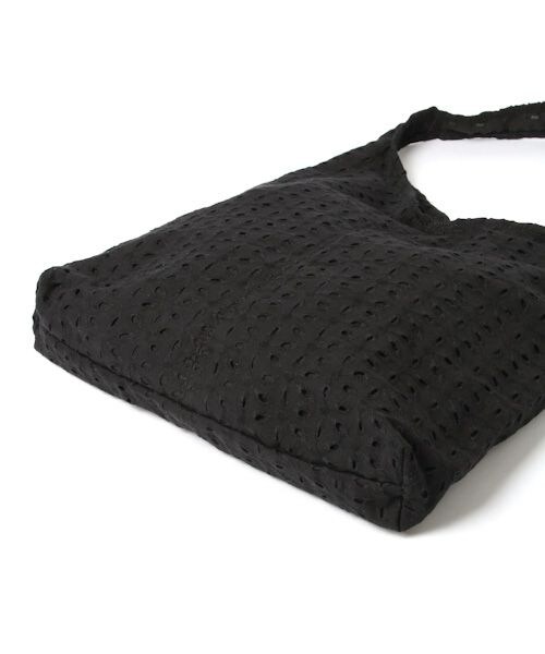 studio CLIP（スタディオクリップ）の「ワンハンドルレーストートバッグ（バッグ・ホワイト/ブラック）」の9枚目の写真