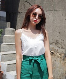 DHOLIC | レースVネックキャミソール(キャミソール)