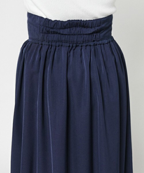 archives（アルシーヴ）の「ベルト付ギャザーイレヘムスカート（スカート・レディース・グレー/ネイビー/ピンク系その他・MEDIUM）」の8枚目の写真