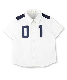 BRANSHES | メッシュ使い半袖シャツ(シャツ/ブラウス)