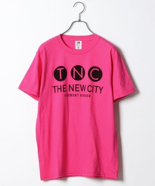 RAGEBLUE(レイジブルー)の「ロゴプリントTシャツ(トップス・ホワイト/ピンク/ライトブルー/パープル)」の2枚目の写真