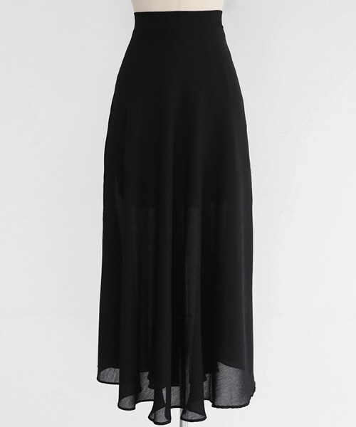 DHOLIC（ディーホリック）の「バックゴムフレアロングスカート（スカート・レディース・FREE）」の2枚目の写真