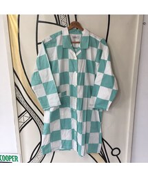 キュウリガン | 【人気】フラッグチェック ロング パジャマシャツ(シャツ/ブラウス)