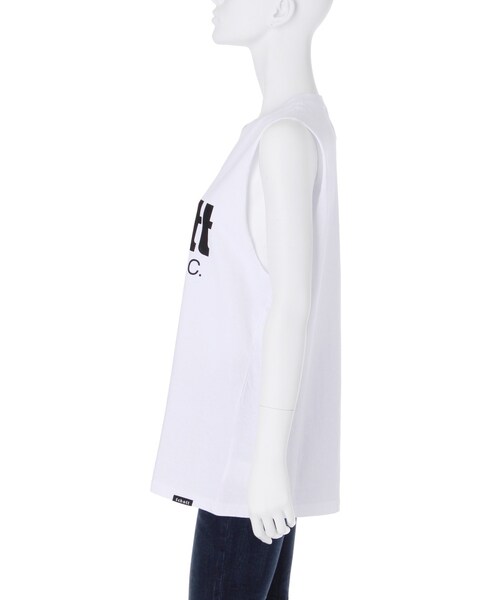 Ungrid(アングリッド)の「Schott別注カットオフタンク(トップス・レディース・ホワイト/ブラック)」の5枚目の写真