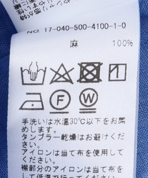 Deuxieme Classe CANCLINI LINO シャツワンピース Deuxieme Classe（ドゥーズィエムクラス）の「CANCLINI LINO