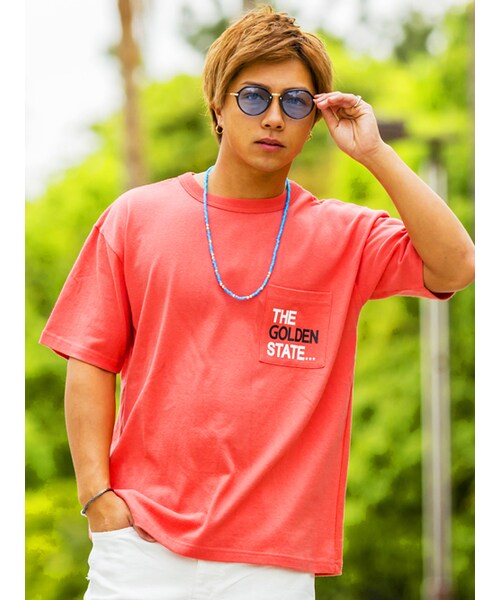 JACKROSE（ジャックローズ）の「Goodwear ポケットロゴTEE（トップス・メンズ・ブラック/ホワイト/オレンジ/ブルー・M/L）」の22枚目の写真