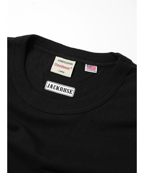 JACKROSE（ジャックローズ）の「Goodwear ポケットロゴTEE（トップス・メンズ・ブラック/ホワイト/オレンジ/ブルー・M/L）」の9枚目の写真