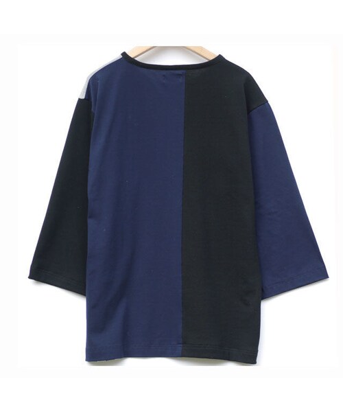 NIRAME.CO（ニラメッコ）の「ころころT～ネイビー×ブラック～（Tシャツ/カットソー・メンズ・その他）」の2枚目の写真