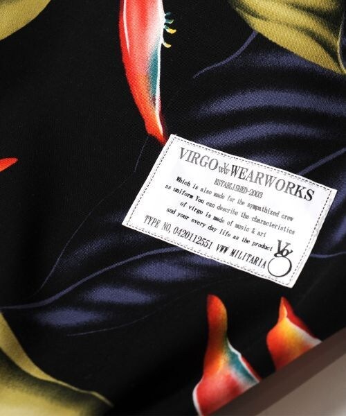 VIRGOwearworks（ヴァルゴウェアワークス）の「LANTANA ALOHA BAG アロハ柄バッグ（バッグ・メンズ・BLACK/WHITE/RED）」の12枚目の写真