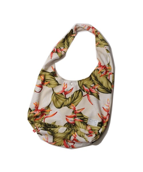 VIRGOwearworks（ヴァルゴウェアワークス）の「LANTANA ALOHA BAG アロハ柄バッグ（バッグ・メンズ・BLACK/WHITE/RED）」の9枚目の写真