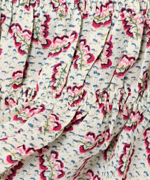 archives（アルシーヴ）の「シフォンプリントキャミ（シャツ/ブラウス・レディース・オフホワイト/ネイビー/マスタード・MEDIUM）」の11枚目の写真