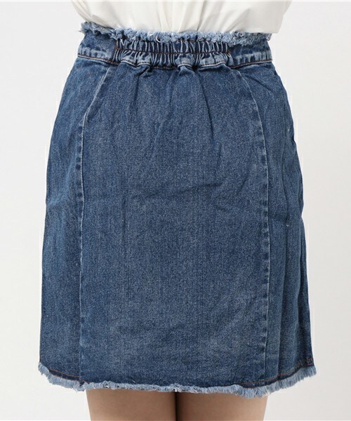archives（アルシーヴ）の「フリンジＺＩＰデニムスカート（デニムスカート・レディース・ブルー/サックスブルー・MEDIUM）」の7枚目の写真