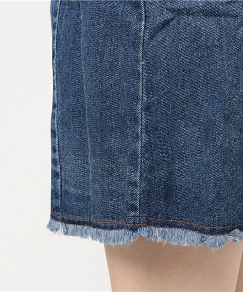 archives（アルシーヴ）の「フリンジＺＩＰデニムスカート（デニムスカート・レディース・ブルー/サックスブルー・MEDIUM）」の9枚目の写真