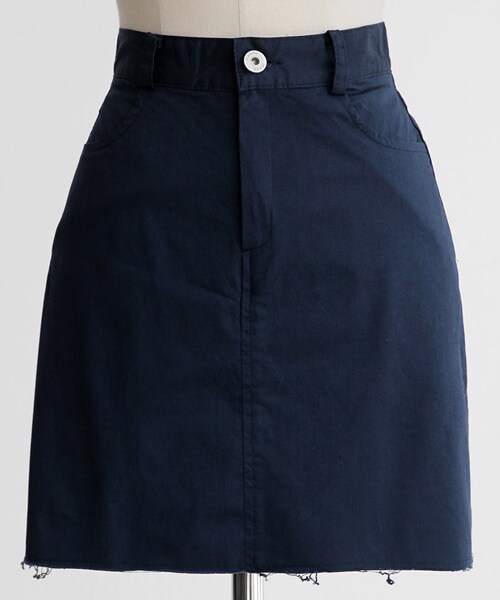 DHOLIC(ディーホリック)の「4COLORSフレイドヘムミニスカート(スカート・レディース・S/M)」の4枚目の写真