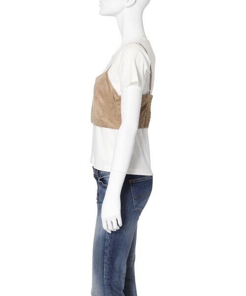 Ungrid(アングリッド)の「フェイクスウェードビスチェ(トップス・レディース・ピンク/グリーン/ベージュ・F)」の8枚目の写真