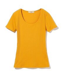 GRL | Uネックテレコトップス(Tシャツ/カットソー)