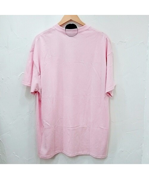STORES.jp(ストアーズドットジェーピー)の「途中でやめる まるT ピンク×ドット(Tシャツ/カットソー・メンズ・その他)」の3枚目の写真