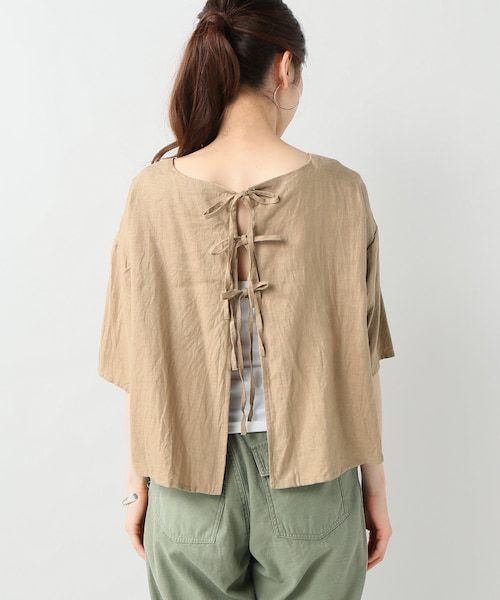 FRAMeWORK（フレームワーク）の「フレンチリネン バックリボン