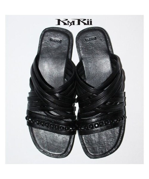 KMRii（ケムリ）の「KMRii ・ケムリ・BLACK METAL SANDAL-03・レザー 