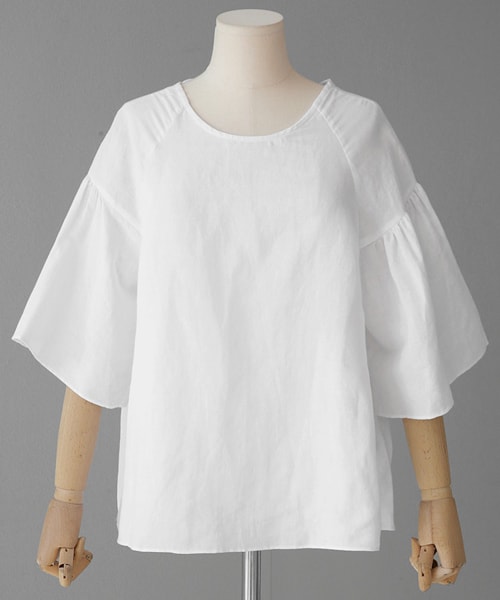 DHOLIC（ディーホリック）の「バックストラップラッフルスリーブブラウス（シャツ/ブラウス・レディース・FREE）」の2枚目の写真