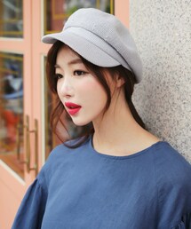 DHOLIC | 4COLORSリネンブレンドキャスケット(キャスケット)