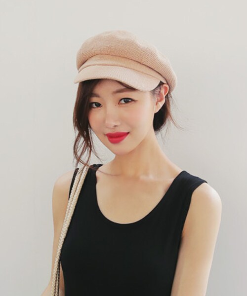 DHOLIC（ディーホリック）の「4COLORSリネンブレンドキャスケット（キャスケット・レディース・FREE）」の3枚目の写真