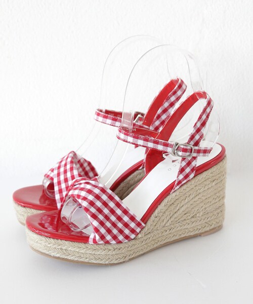 DHOLIC（ディーホリック）の「2TYPEツイストストラップウェッジソールサンダル（サンダル・レディース・225/230/235/240/245/250）」の3枚目の写真