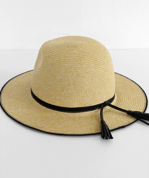 DHOLIC（ディーホリック）の「タッセルポイントストローハット（ハット・レディース・FREE）」の2枚目の写真
