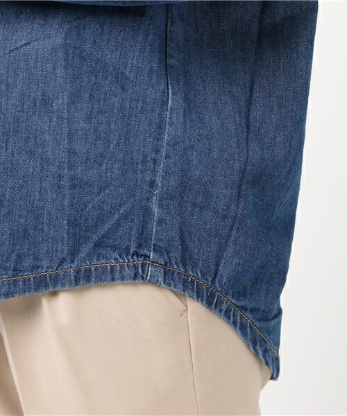 archives（アルシーヴ）の「BIGデニムシャツ（シャツ/ブラウス・レディース・グレー/ブルー/ロイヤルブルー・MEDIUM）」の10枚目の写真