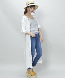 archives | デシンスカラ刺繍シャツワンピース(シャツワンピース)