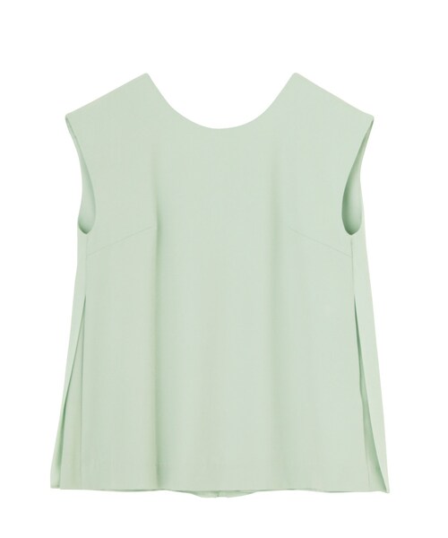 LAGUNAMOON（ラグナムーン）の「バックプリーツレイヤードTOPS（トップス・レディース・ホワイト/ブラック/ミントグリーン・F）」の3枚目の写真