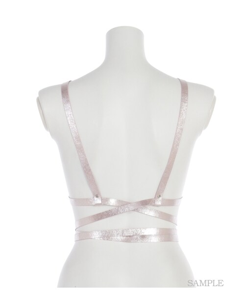 lilLilly（リルリリー）の「[LILICIOUS]メタリックハーネス（ファッション雑貨・レディース・LT PINK/SILVER/GOLD/PINK/BLACK・FREE）」の7枚目の写真