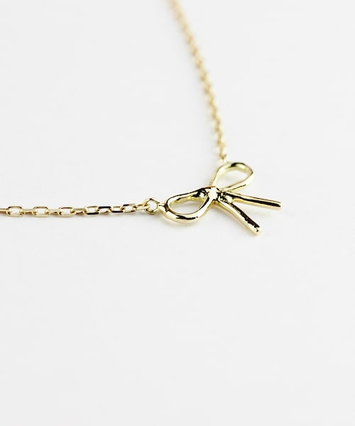 les desseins de DIEU（レデッサンドゥデュー）の「レ デッサン ドゥ デュー 430 ラブ ノット リボン ネックレス（ネックレス・レディース・ゴールド・40cm）」の3枚目の写真