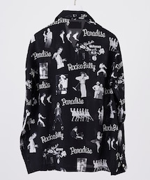 WACKOMARIA 23SSロングスリーブシャツ L BLACK ワコマリア WACKO MARIA ワコマリア 23AW STRIPED OPEN COLLAR SHIRT