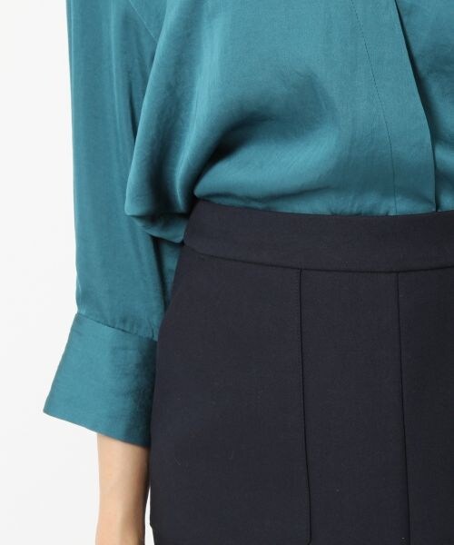 BABYLONE（バビロン）の「マエベンツタイト スカート（スカート・キャメル/グリーン/ネイビー）」の13枚目の写真