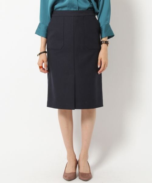 BABYLONE（バビロン）の「マエベンツタイト スカート（スカート・キャメル/グリーン/ネイビー）」の10枚目の写真