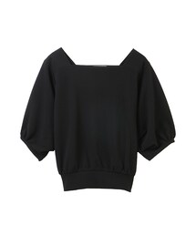 31 Sons de mode | スクエアネックボリュームスリーブプルオーバー(トップス)