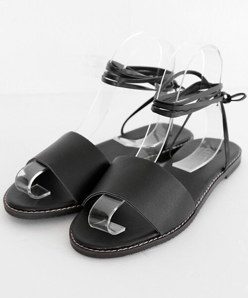 DHOLIC（ディーホリック）の「レースアップストラップサンダル（サンダル・レディース・230/235/240/245/250）」の2枚目の写真