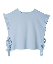 flower | girlish ribbon T～ｶﾞｰﾘｯｼｭﾘﾎﾞﾝﾃｨｰ(Tシャツ/カットソー)