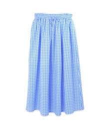 flower | voluminous check skirt～ｳﾞｫﾙﾐﾈｽﾁｪｯｸｽｶｰﾄ(スカート)