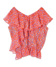 flower | summery flower blouse～ｻﾏﾘｰﾌﾗﾜｰﾌﾞﾗｳｽ(シャツ/ブラウス)