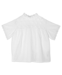 flower | lacepattern mix blouse ～ﾚｰｽﾊﾟﾀｰﾝﾐｯｸｽﾌﾞﾗｳｽ(シャツ/ブラウス)