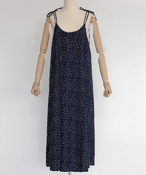 DHOLIC(ディーホリック)の「ショルダーストラップドットワイドオールインワン(サロペット/オーバーオール・レディース・FREE)」の2枚目の写真
