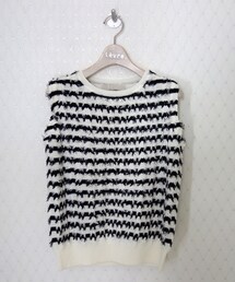 Lilly Lynque | LILLY LYNQUE　シャギーボーダーサマーニット(タンクトップ)