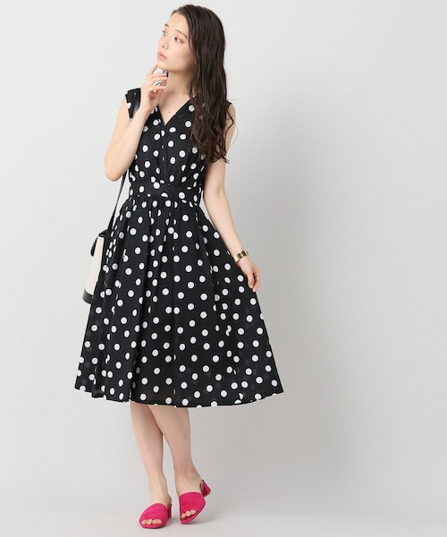 IENA（イエナ）の「ウエストマーク フレアーワンピース（）」 - WEAR 