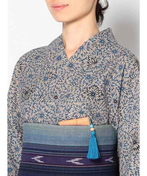 正絹 袷 菊桐文様 一つ紋色無地 褐色＋濃鼠 ダークカラー 極美品 パールトーン 正絹 袷 菊桐文様 一つ紋色無地 褐色＋濃鼠 ダークカラー